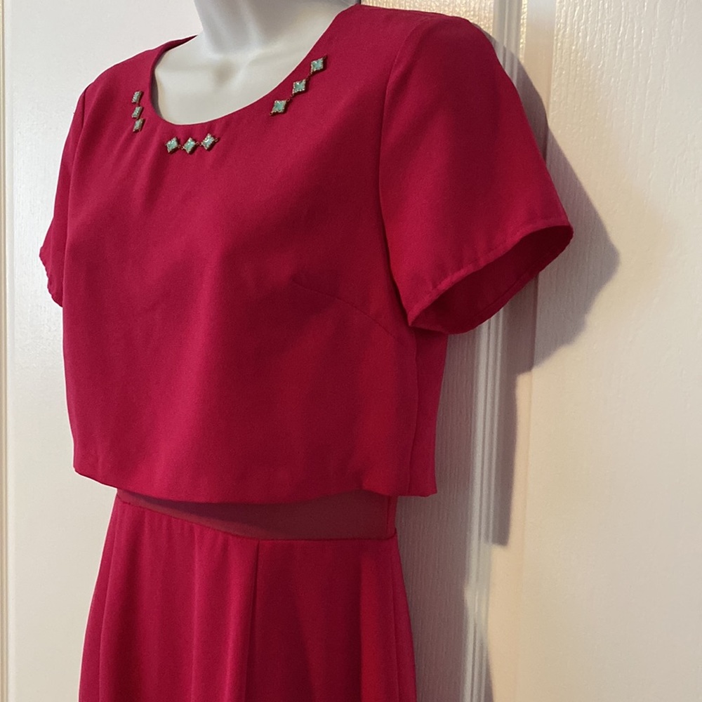 Fuschia Dress size 4 by CeCe